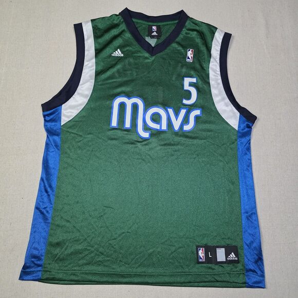 adidas Other - Adidas Dallas Mavericks Adult Size Large Green/Blue Basketball Jersey #5 Howard